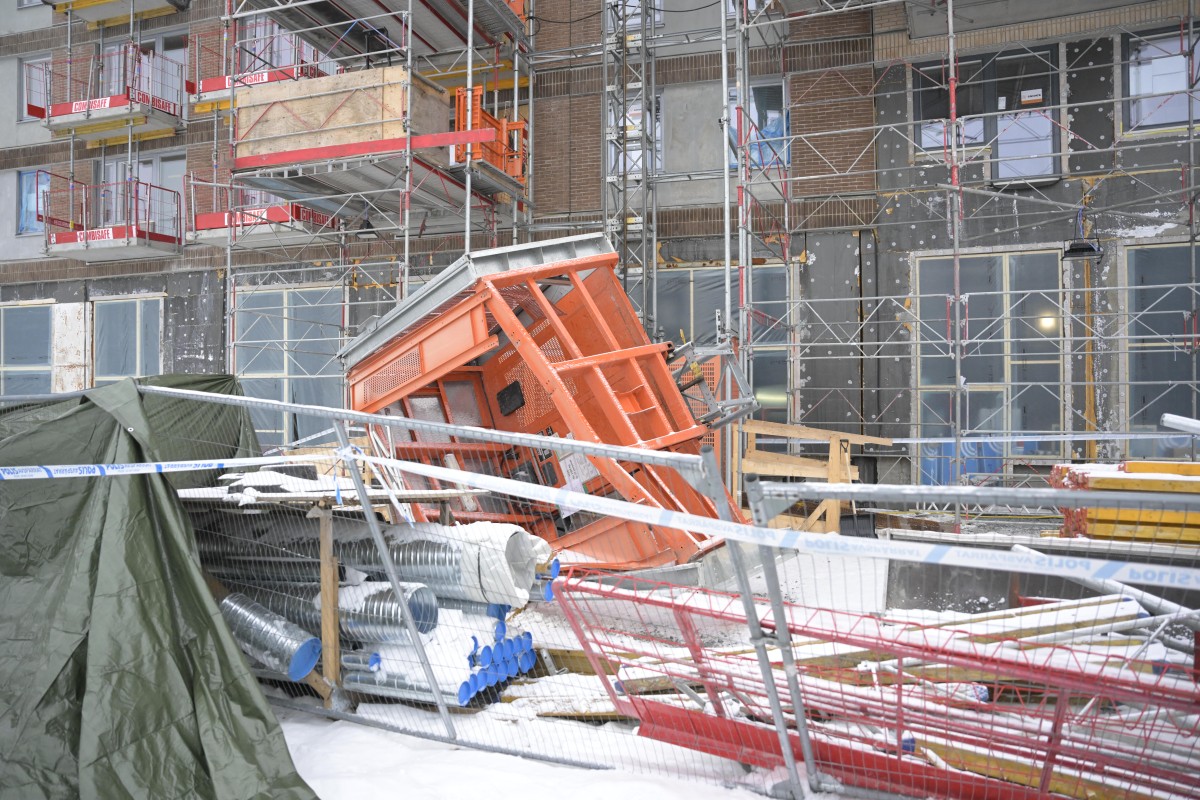 SWEDEN-CONSTRUCTION-ACCIDENT
