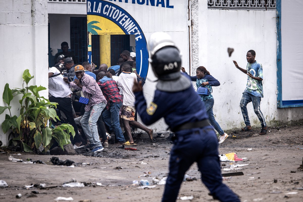 DRCONGO-POLITICS-ELECTION-DEMO