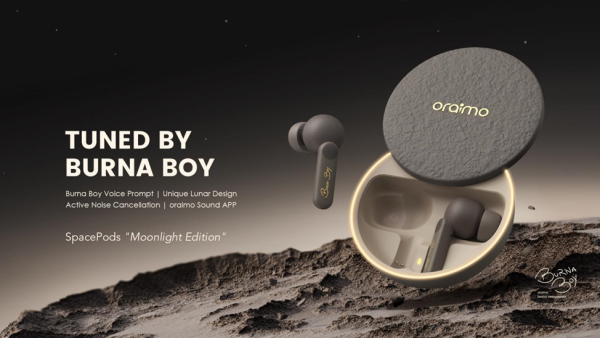oraimo launches Burna Boy tuned SpacePods “Moonlight edition” – Where Technology meets Creativity in Perfect Harmony