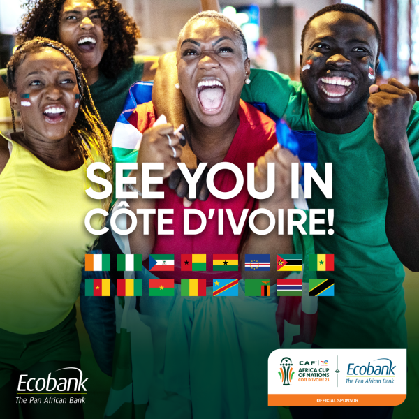 Ecobank announced as an Official Sponsor for the TotalEnergies Africa Cup of Nations Côte d’Ivoire 2023