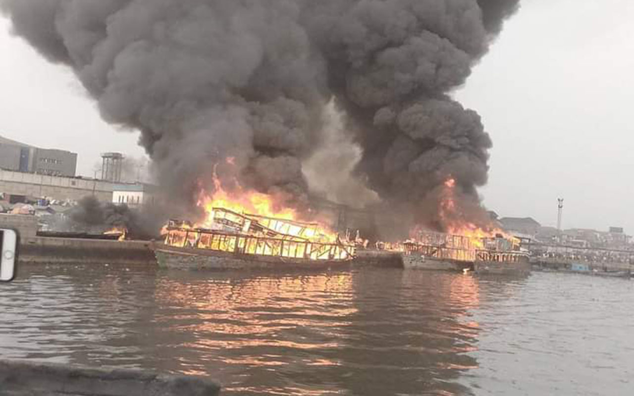 Burnt-boat