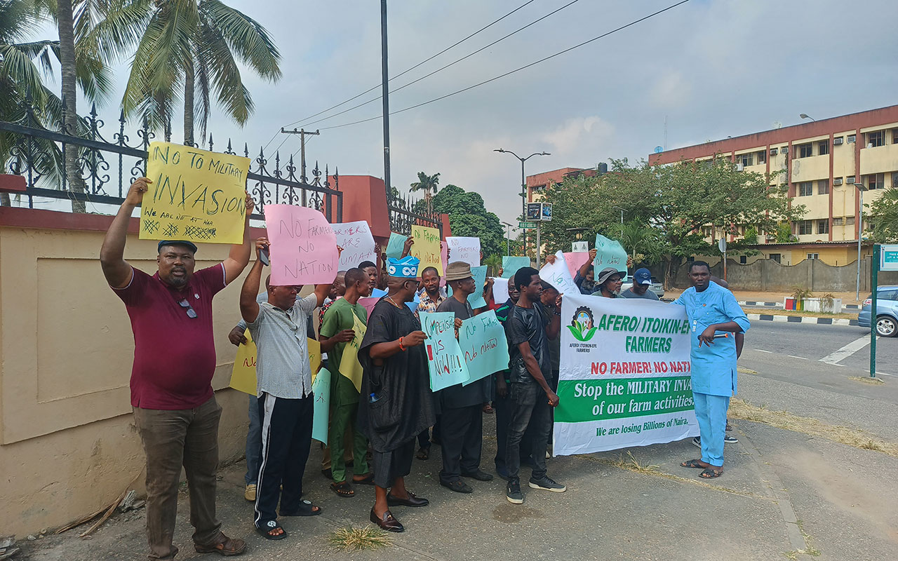 Protesters…yesterday