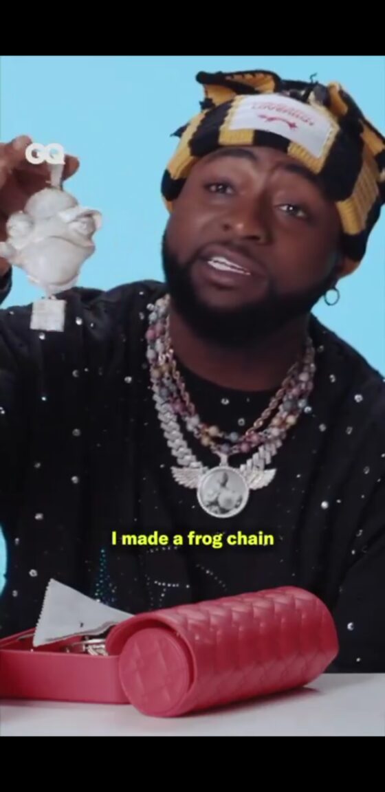 "I Made A Frog Chain For My Twitter Peeps" -Davido | The Guardian ...