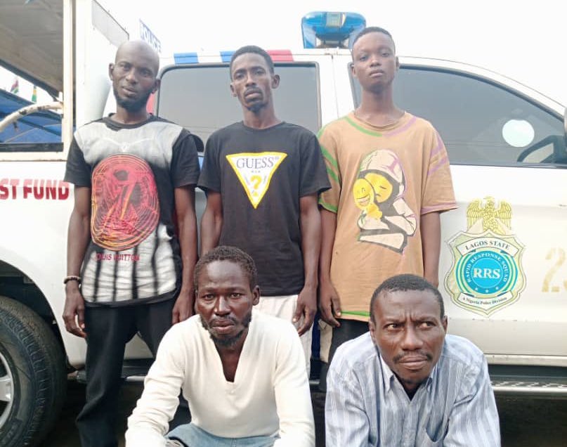 Suspects arrested by Police in Agege area of Lagos State