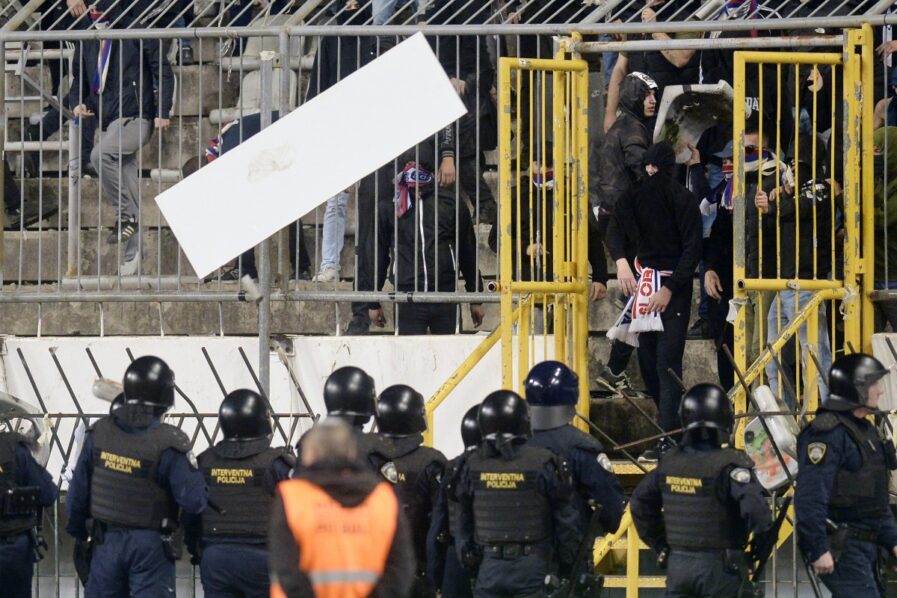 FBL-CRO-HAJDUK-DINAMO-VIOLENCE-ARREST