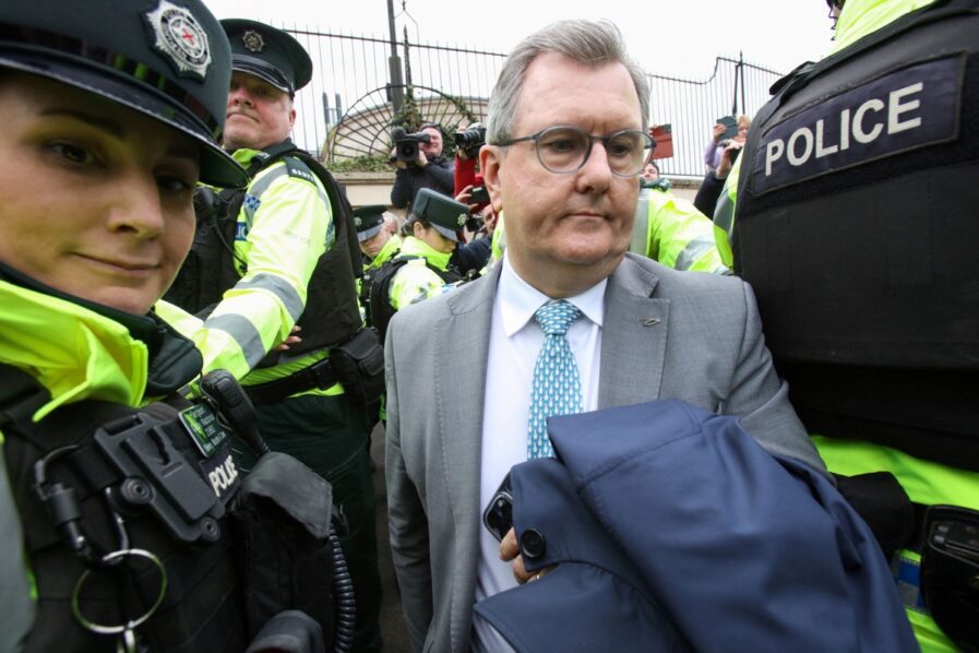 BRITAIN-NIRELAND-DONALDSON-POLITICS-ASSAULT
