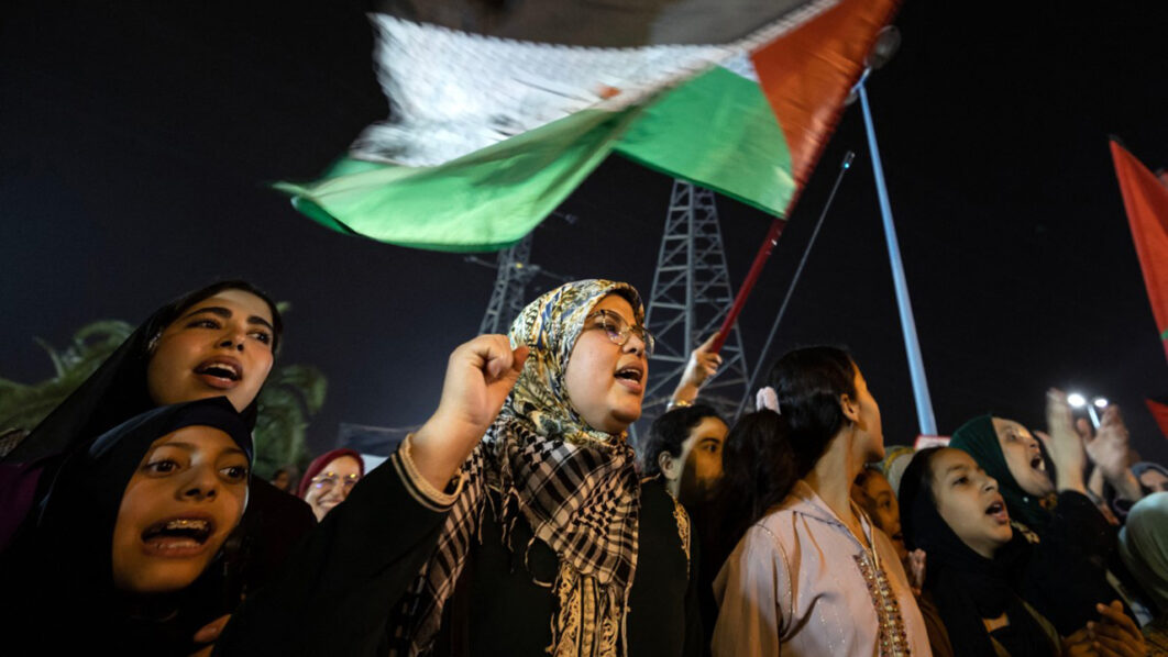 MOROCCO-PALESTINIAN-ISRAEL-CONFLICT-PROTEST