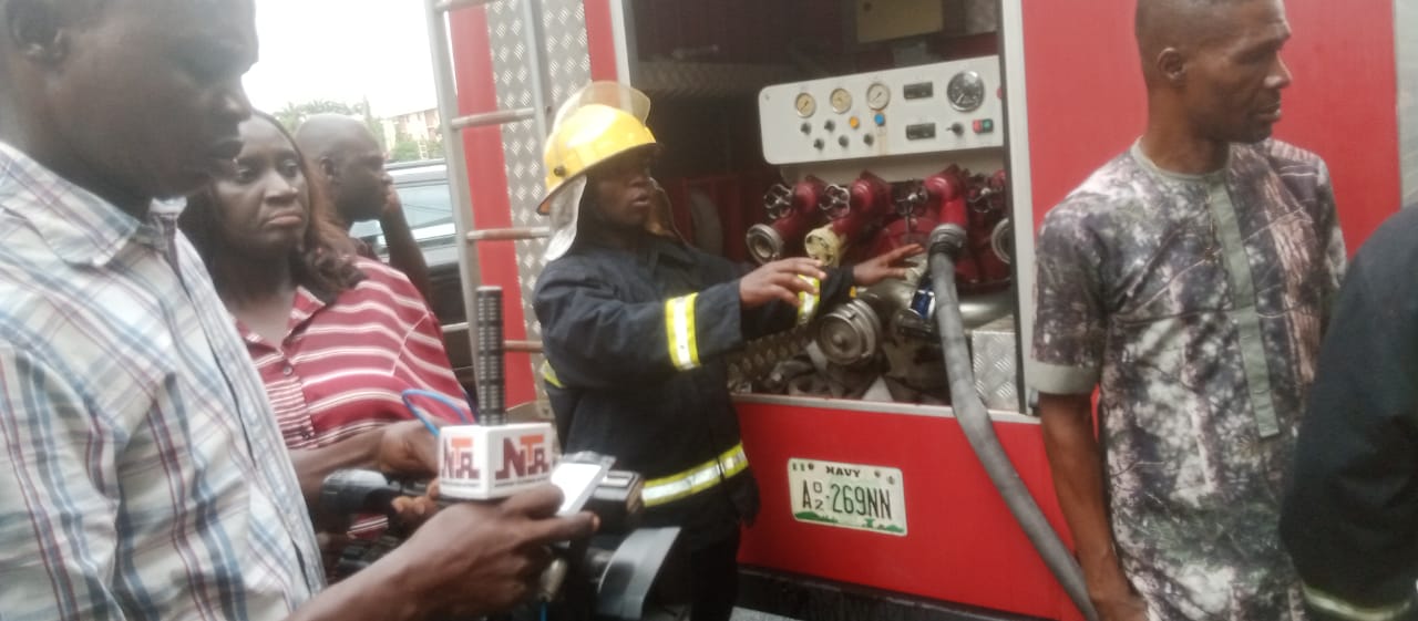 Nigerian Navy firemen