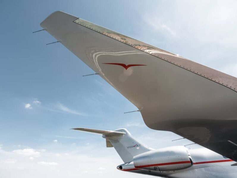 Private jet owned Vistajet