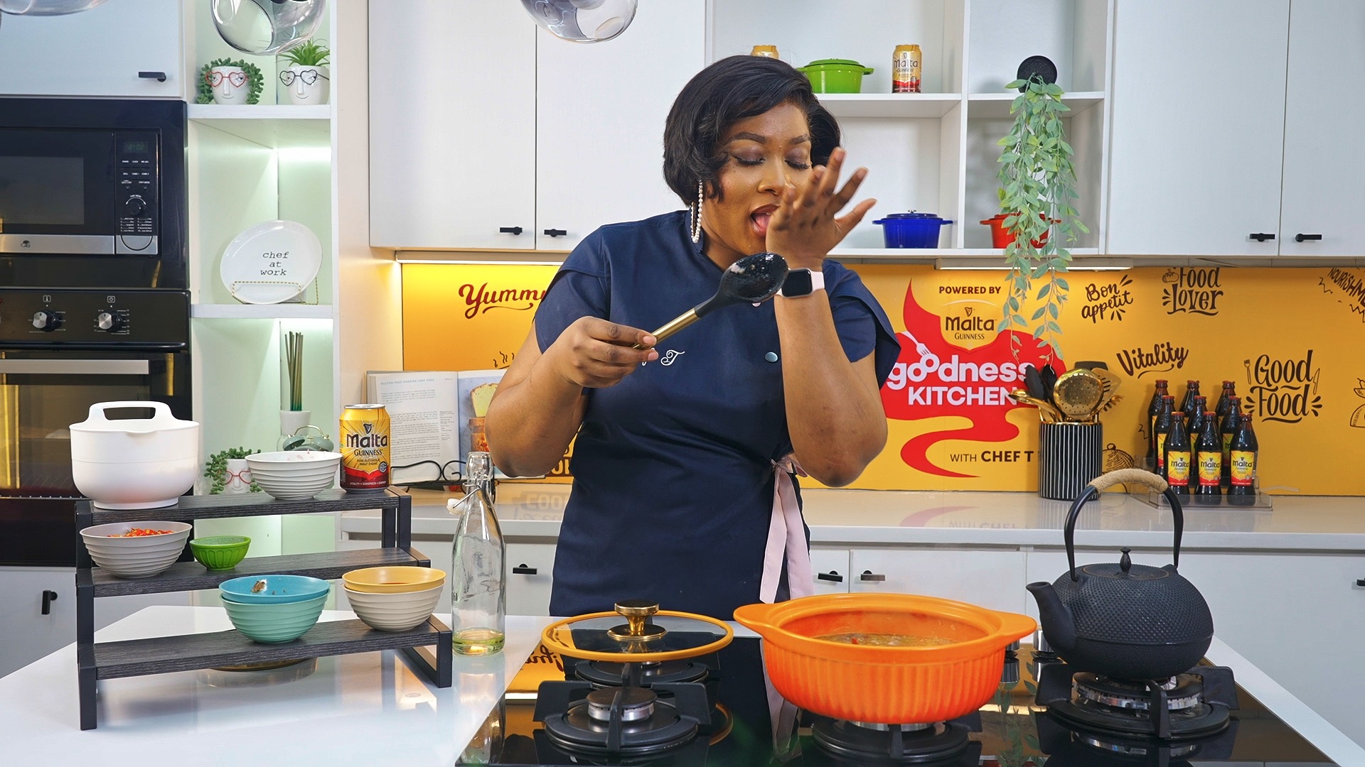 Malta Guinness Goodness Kitchen Season Finale Chef T Asherkine Set 