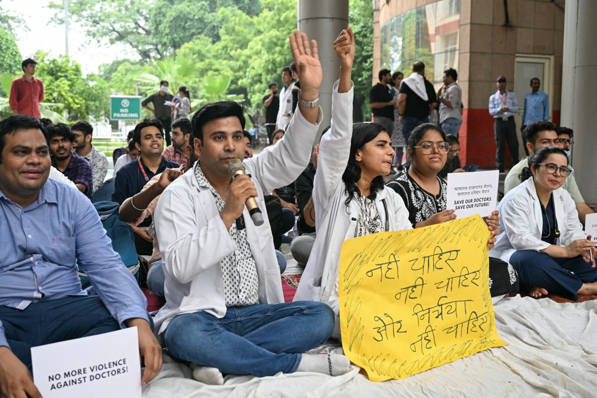 INDIA-DOCTORS-STRIKE