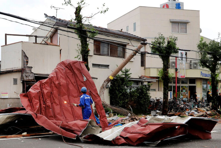 JAPAN-WEATHER-TYPHOON-CLIMATE