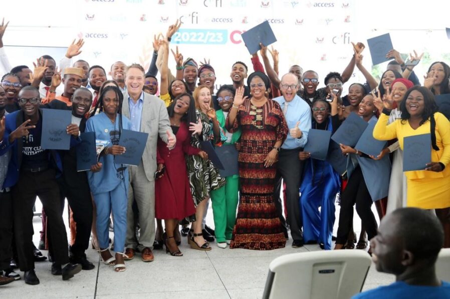 Graduating-CYFI-Fellows-in-a-group-photograph-with-Consul-General-Will-Stevens
