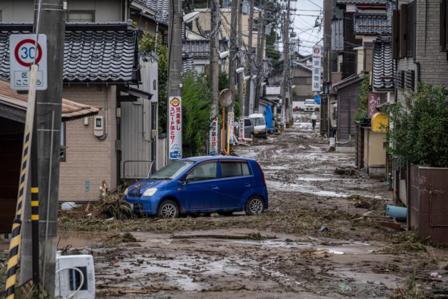 JAPAN-WEATHER-FLOOD
