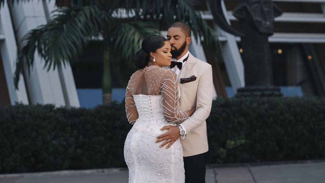 Deji Adeyanju and Wife