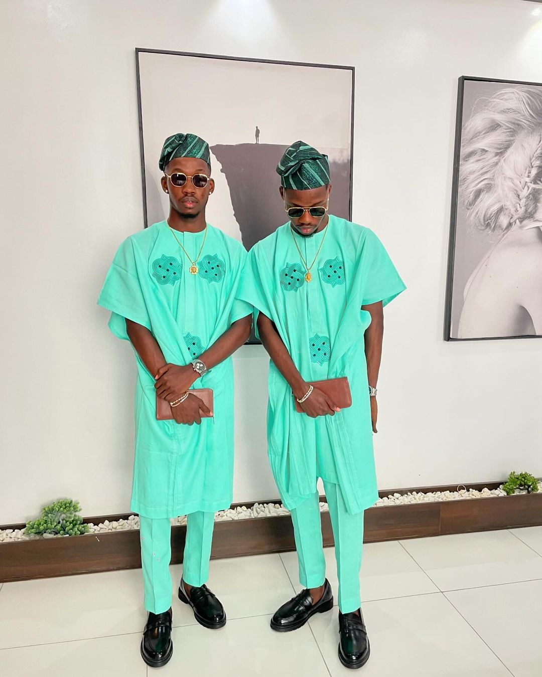 Two men on a traditional attire