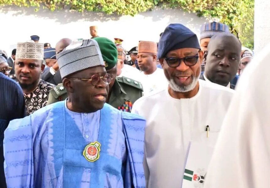 Bola Tinubu and Dele Alake