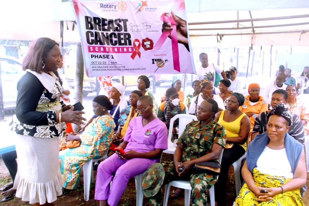 Rotary breast cancer screening