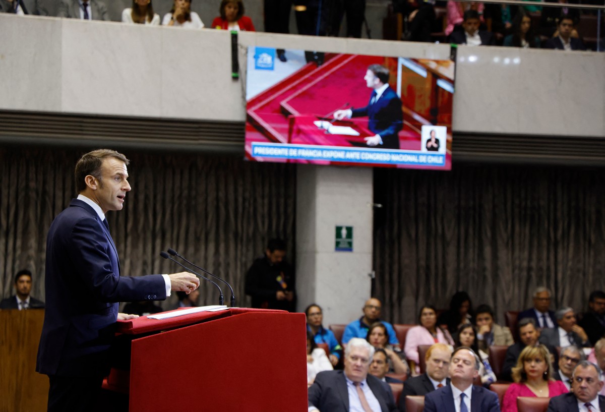 CHILE-FRANCE-POLITICS-MACRON