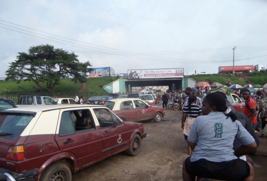 Bridge-Panel-At-Iwo-Road-Flyover-Bridge-By-Iwo-Road-Roundabout-Ibadan