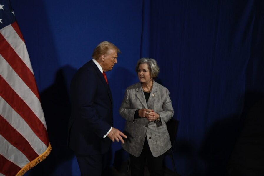 Trump and Susie Wiles