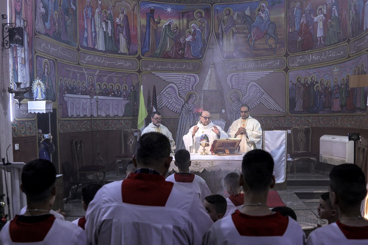 PALESTINIAN-ISRAEL-CONFLICT-RELIGION-CHRISTIANITY-CATHOLIC-CHRIS