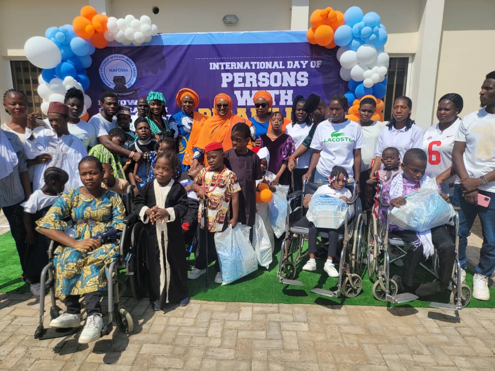 Officers wives fetes children with disabilities in Abuja