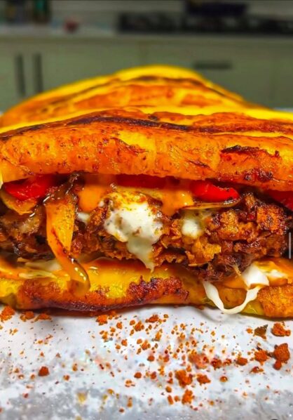 Plantain burger by Omoye Cooks (1)