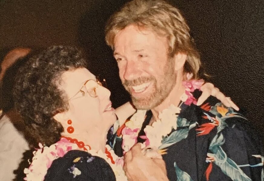 Wilma and Chuck Norris