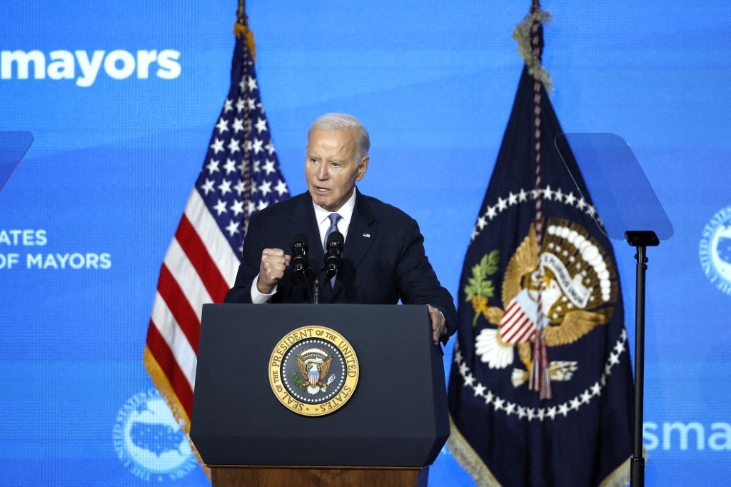 President Biden Speaks At The U.S. Conference Of Mayors