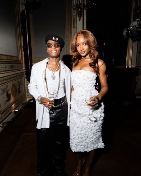 Wizkid and Ayra Starr at BOF in Paris