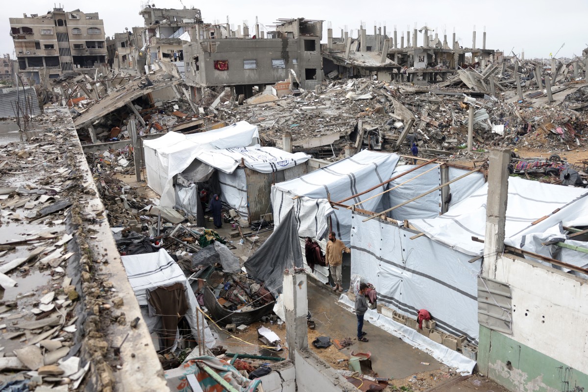 PALESTINIAN-ISRAEL-CONFLICT-DISPLACED