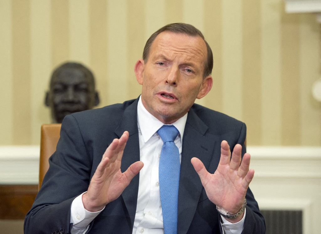 Barack Obama Meets With Prime Minister Tony Abbott Of Australia