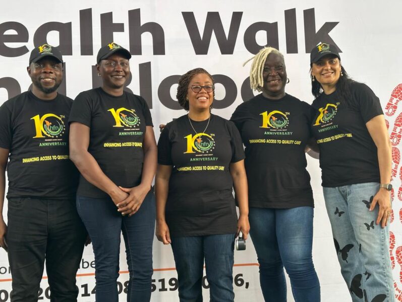 HFN stages health walk, pushes for healthcare reforms, blood donation