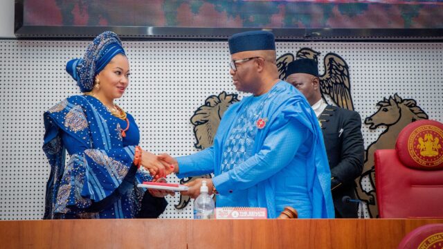 Court orders Akpabio, others to file defence in Natasha’s suit