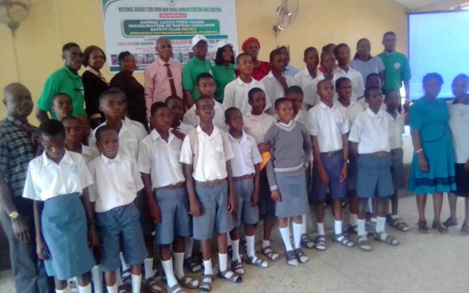 Students-and-NAFDAC-officers-