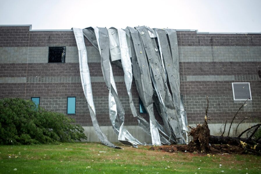 Two dead as violent storms batter central-eastern US