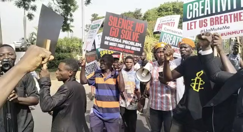 Take it Back protesters in Abuja
