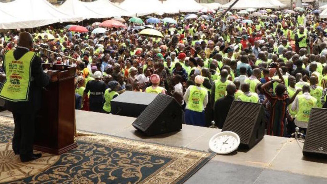 Muoka ministering at Agege Crusade