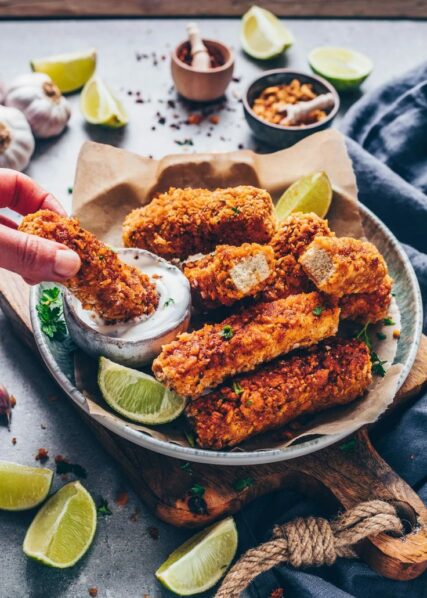 Vegan chicken fingers