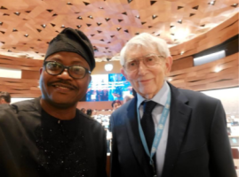 Jimson Olufuye, intervening at the 28th CSTD