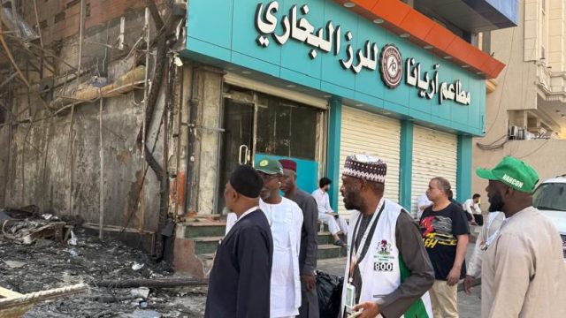 The hotel accommodating 484 Nigerian pilgrims in Makkah