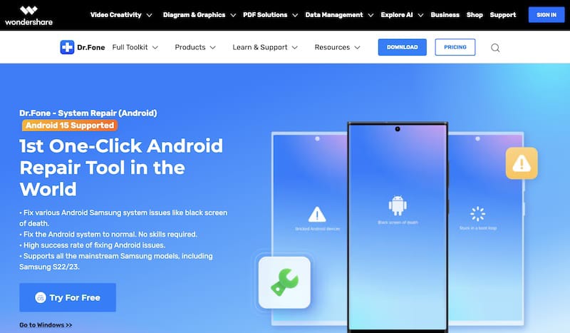 Phone acting up? Get the top Android repair software & fix all issues!