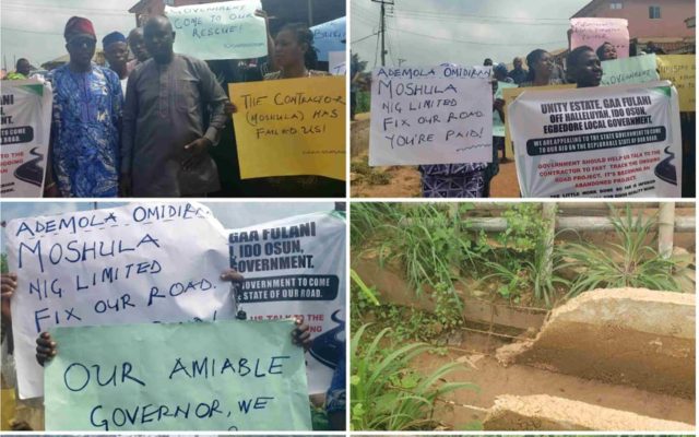 Protesters new Osogbo