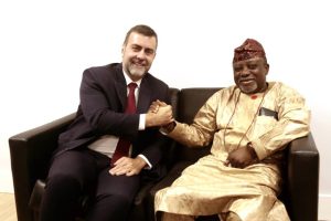 Marcelo Freixo and Otunba Biodun Ajiboye