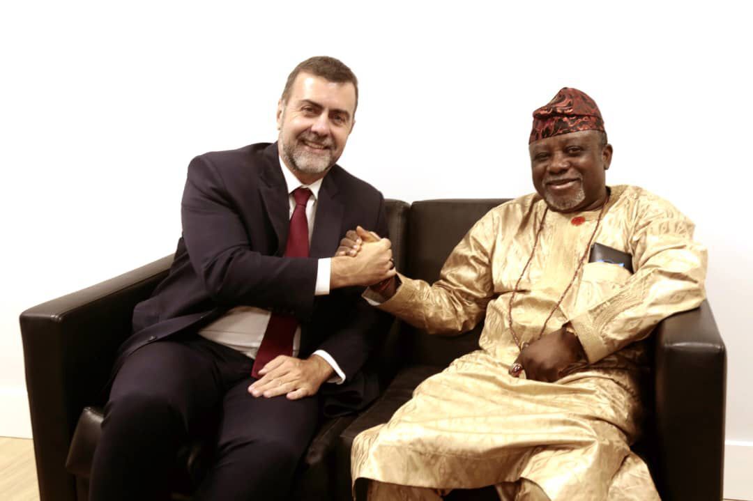 Marcelo Freixo and Otunba Biodun Ajiboye