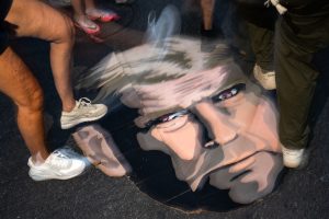 Protesters Gather Outside White House To Denounce Israeli Prime Minister Netanyahu’s Visit