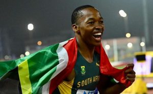 World men’s 100m junior champion, Bayanda Walaza.