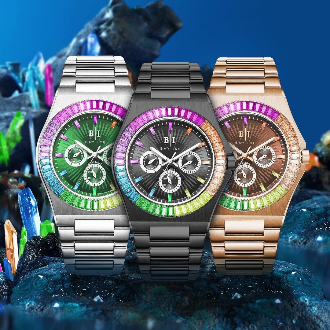 Bay Ice introduces limited edition Rainbow Bezel Skylight Watch5