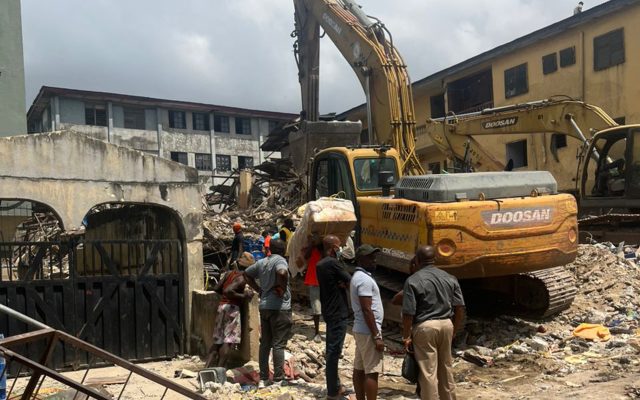 Collapsed site